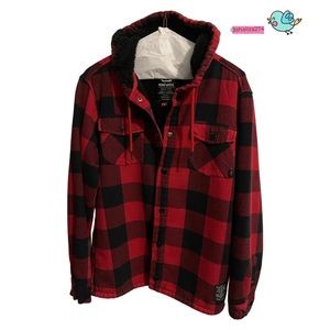 Ecko Mens Fur lined Hoodie